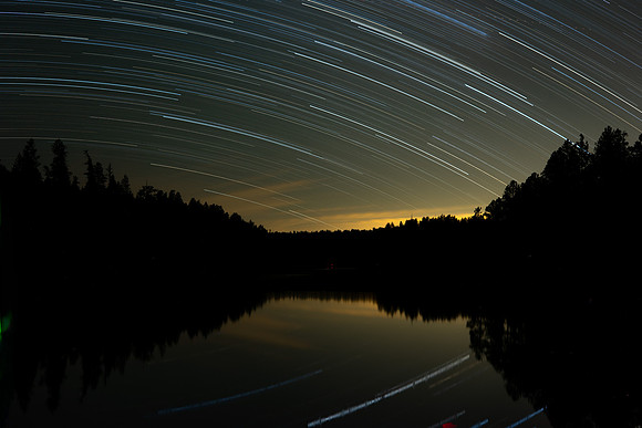 Star Trails at Knoll Lake