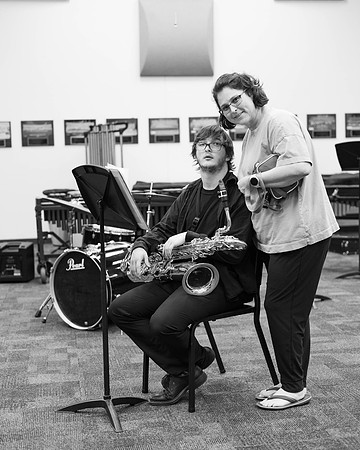 Band Mom and Son